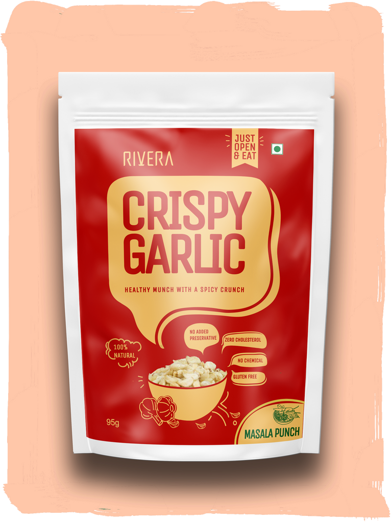 Crispy Garlic Chips Masala flavour