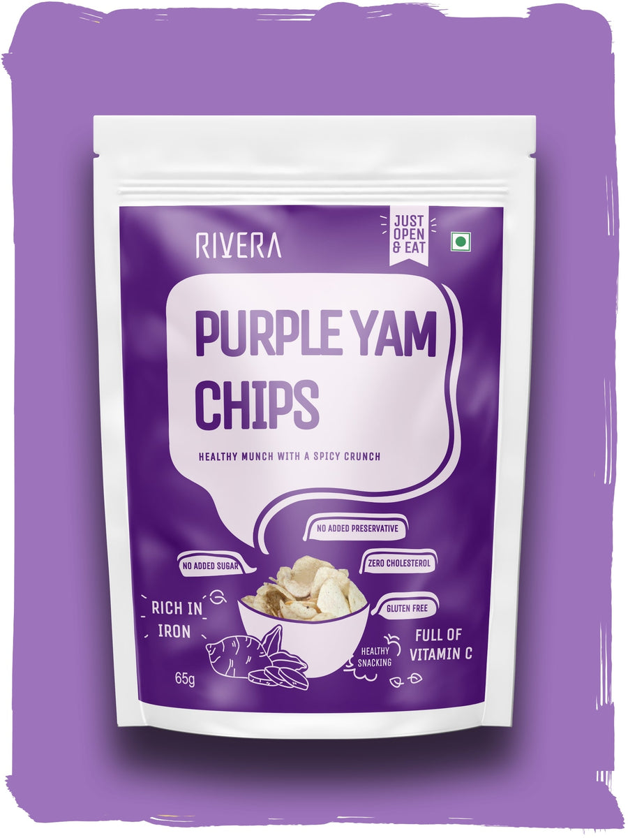 Purple Yam Chips (Ratalu Chips) Rivera Foods