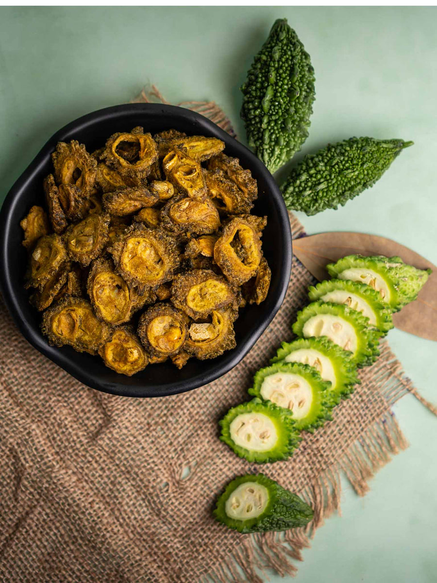Karela Chips (Bittergourd Chips) Diabetic Snacks Vegetable Chips