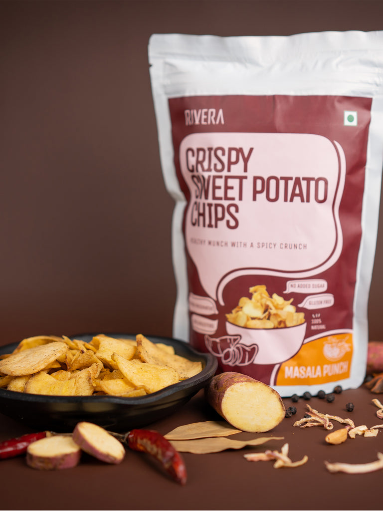 Sweetpotato Chips Photography