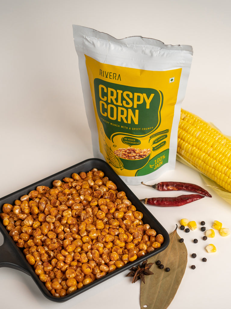 Crispy sweet corn photography