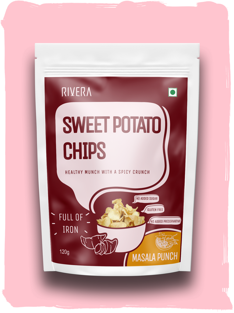 Sweet Potato chips masala flavored